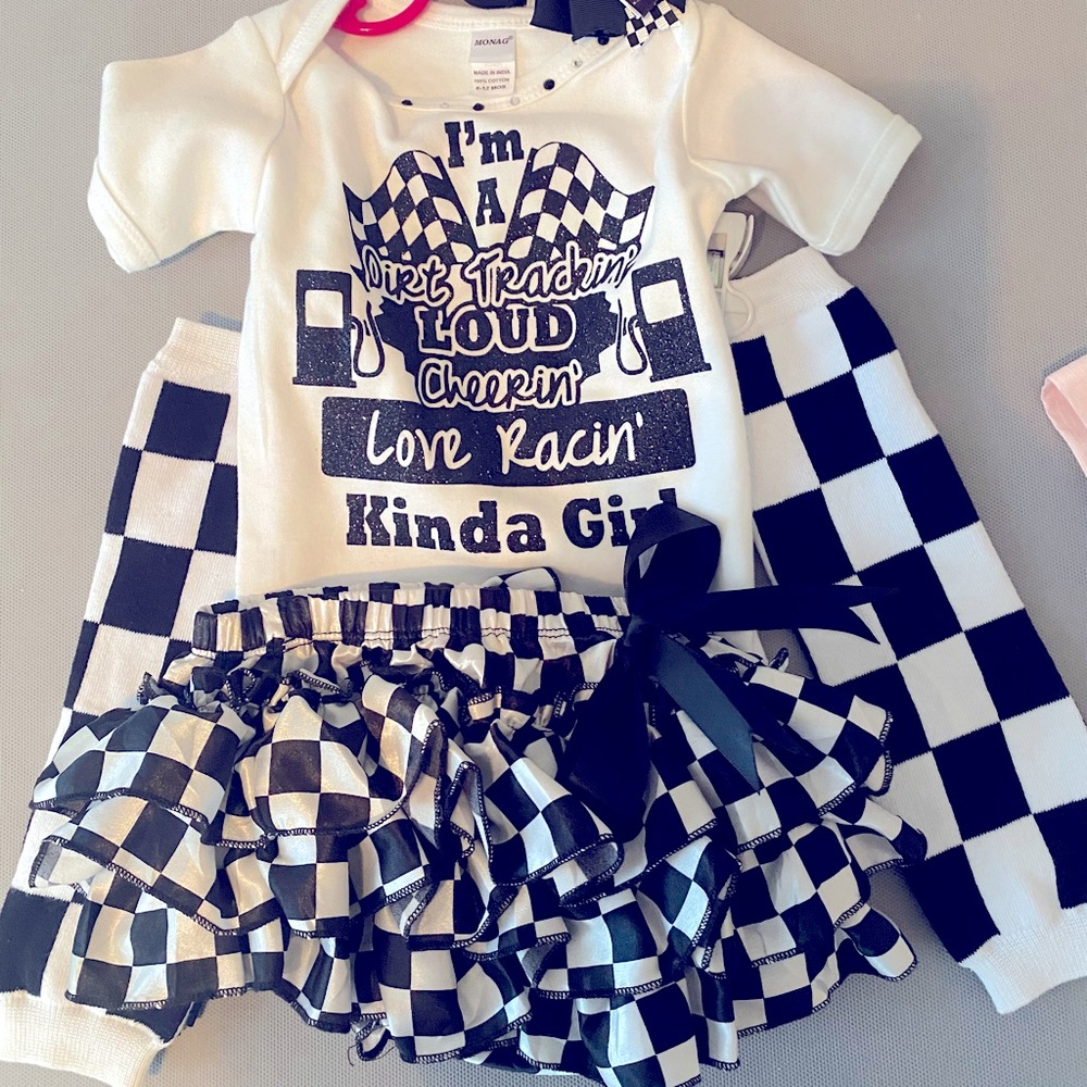 NWOT, dirt track outfit